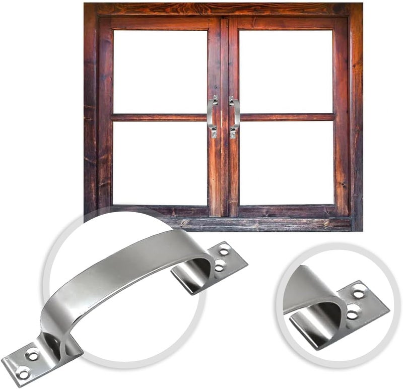 درافل مجموعة مقابض سحب خزائن من الألومنيوم من دورافيل مع براغي تثبيت - فضي (24 قطعة) - Image 3